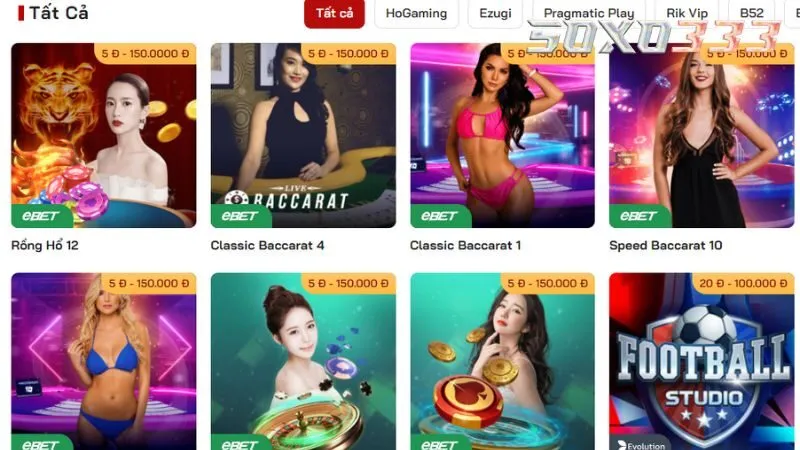 Vài nét tổng quan về casino trực tuyến tại xoso333